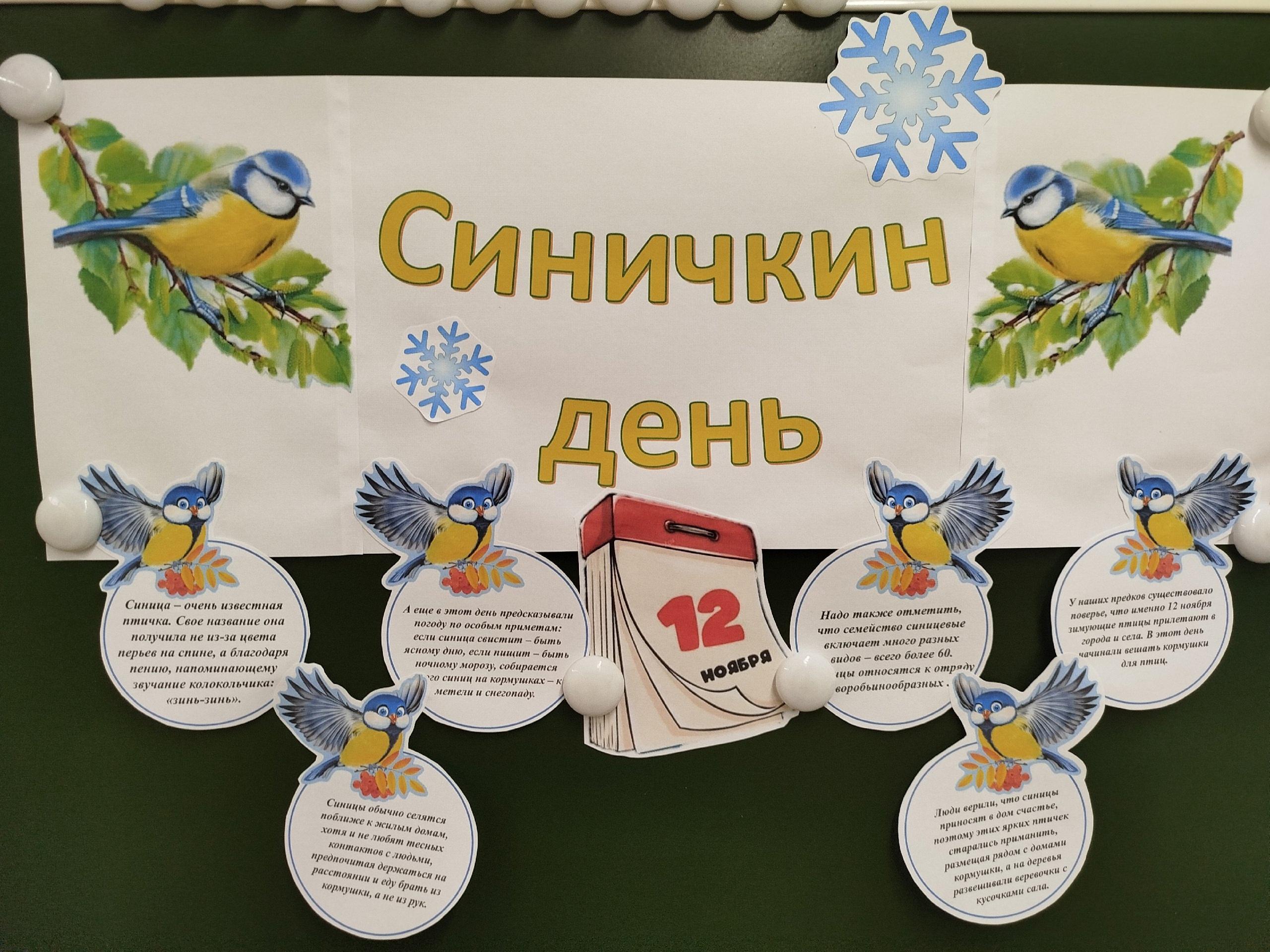 Синичкин день.