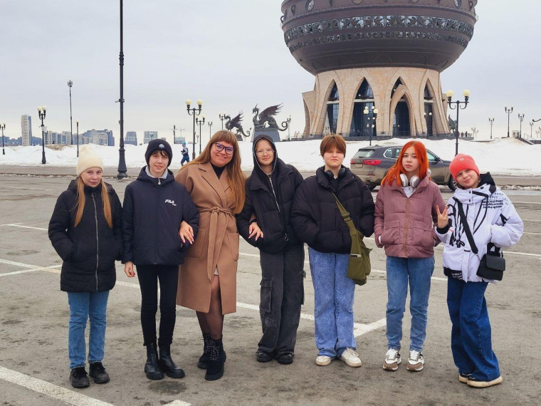 5б и 6в побывали в городе Казань..